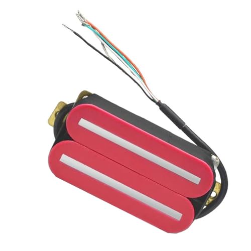 Pink-Sliver Humbucker-Tonabnehmer für E-Gitarre, Keramik, 4 Drähte, Spulenkabel, Gitarrenteile Single-Coil-Tonabnehmer