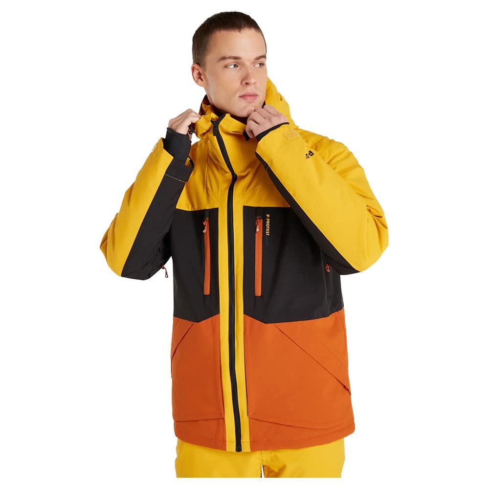 Protest Men Ski- Und Snowboardjacke PRTGOOZ Dark Yellow S