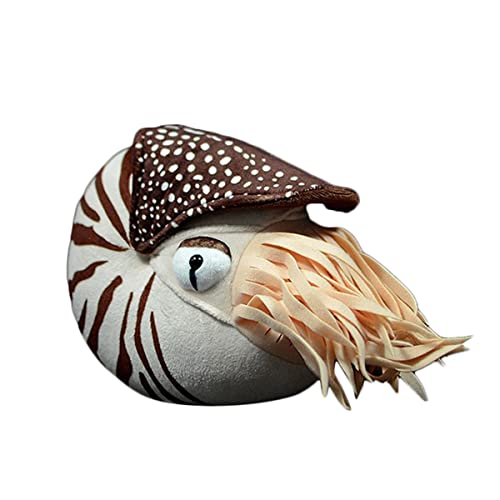 DANAIM Nautilus Plüschtier, 7 Zoll Perle Nautilus Plüschpuppe Stofftier Kinderkissen Meerestier Plüschpuppe Weiches Geschenk for Jungen Mädchen Kinder