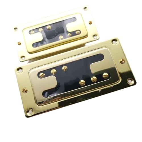 Gitarren-Tonabnehmer Professioneller Gitarren-Tonabnehmer, Humbucker-Keramik-Tonabnehmer Für E-Gitarre (Color : Gold)