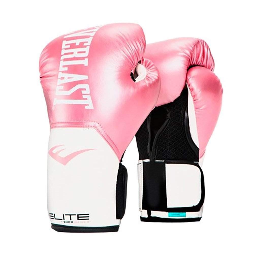 Everlast Unisex – Erwachsene Boxhandschuhe Pro Style Elite Glove Handschuhe Pink/Weiß 12oz