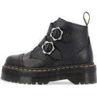 Dr. Martens, Ankle Boot Devon Flwr Khaki Green Milled Nappa in schwarz, Stiefeletten für Damen