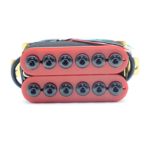 ZENGXUE 1 Stücke Keramikmagnet E- Gitarre Humbucker Pickup Set, Brücken- Und Nackenstil Humbucker Tonabnehmer Set (Color : 1pcs Red Neck)