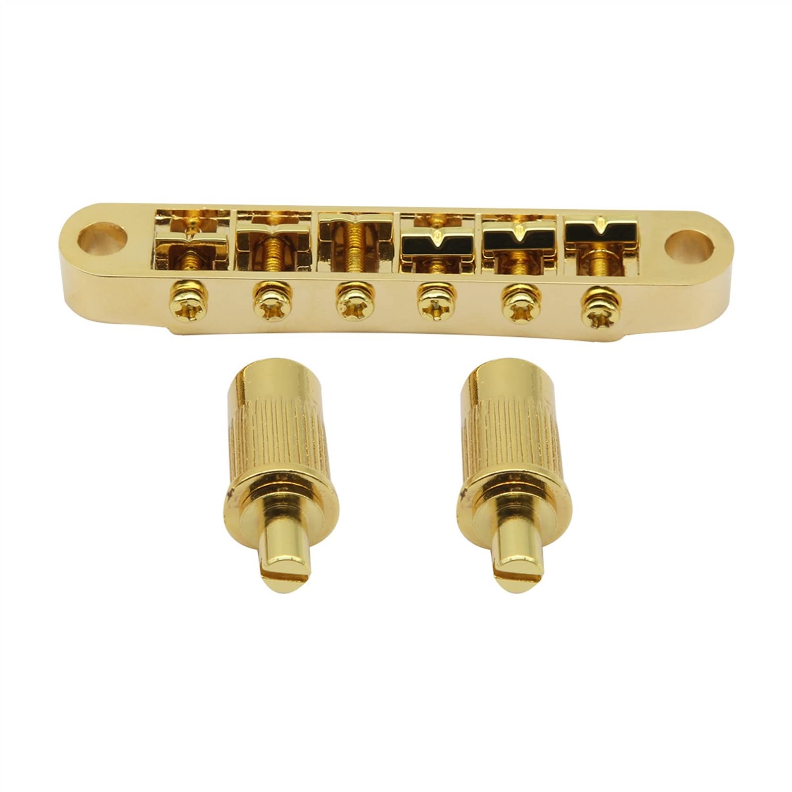 Gold Tune-O-Matic Guitar Bridge Mit Nieten Für Lp. Gitarre Gitarrebrücke