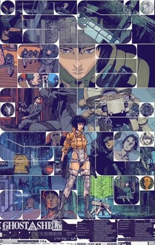 Hfmquisutron Jigsaw Puzzle 1000 Stück Science Fiction Anime Charakter Kusanagi.Motoko Poster Aus Holz Geeignet Für Erwachsene Familie'S Lernspielzeug Rg164Sm