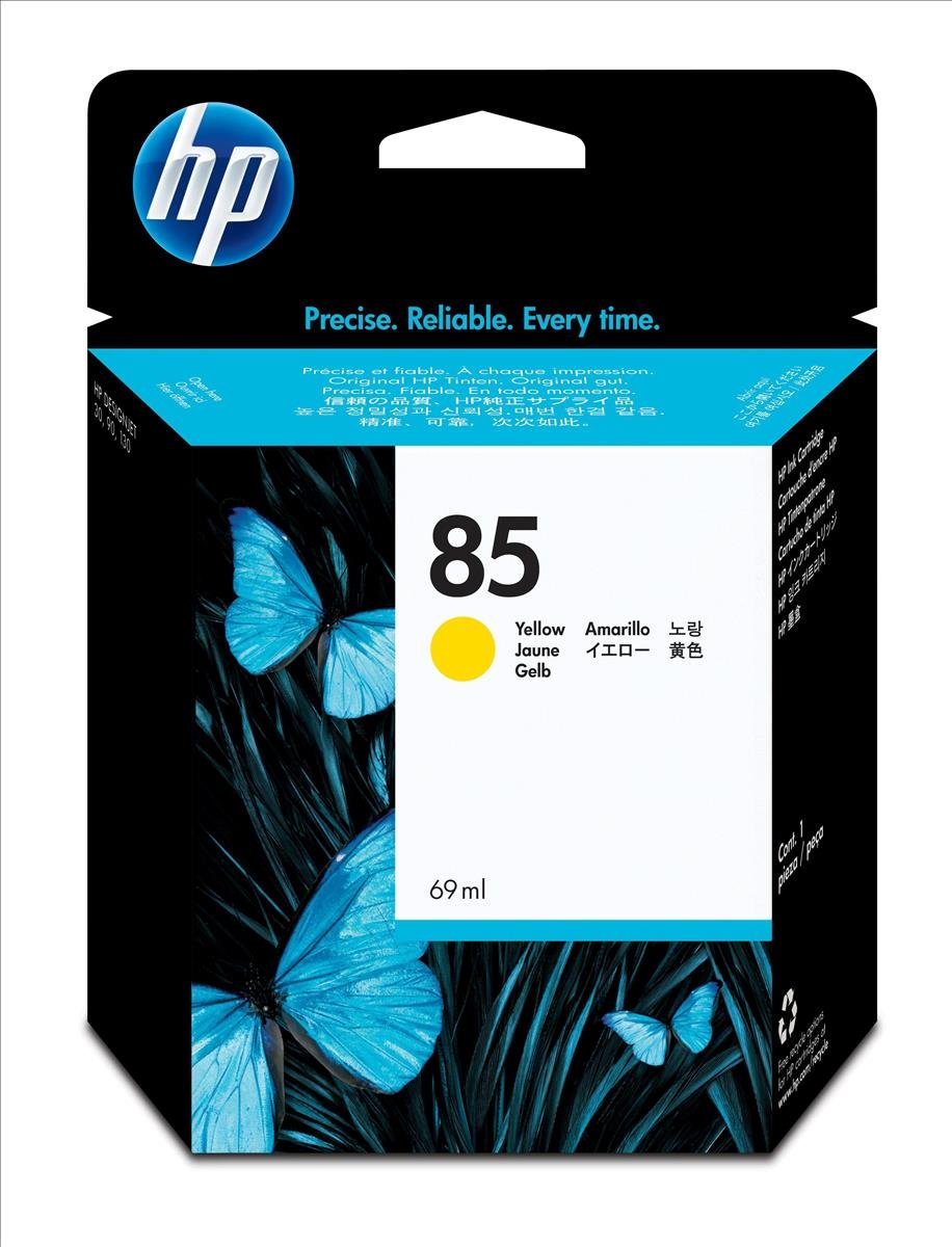 Hewlett Packard 85 Tintenpatrone, 69 ml, gelb