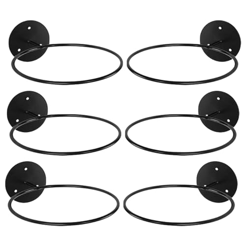 JTQYFI 6Pcs Fußball Wand Montieren Stand Wand Metall Rack Für Basketball Fußball Volleyball Wand Lagerung Display