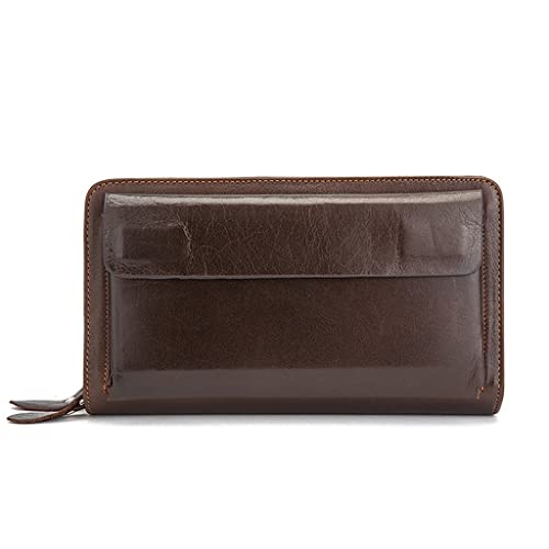 NEWNAN Brieftasche für Herren, Herren-Geldbörsen für Kreditkarteninhaber, Clutch, Herrentaschen, Münzgeldbörse, Herren, lässig (Farbe: A, Größe: Einheitsgröße)