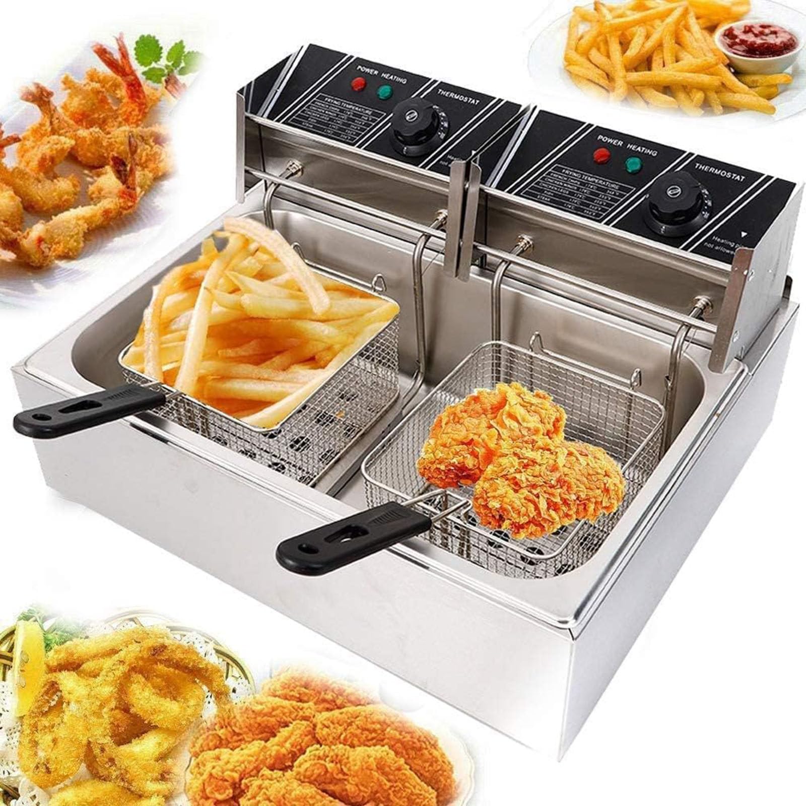 lwjunmm Spanischer Donuts-Maker,kommerzielle Churros-Maschine, 6L, spanisch, aus Edelstahl, für den Einsatz in Restaurants und Bäckereien zu Hause,B