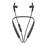 Jabra Evolve 65e - Microsoft zertifizierte Noise Cancellation Bluetooth Kopfhörer mit Nackenbügel zum kabellosen Telefonieren und Musik hören - Mit Vibrationsalarm - schwarz
