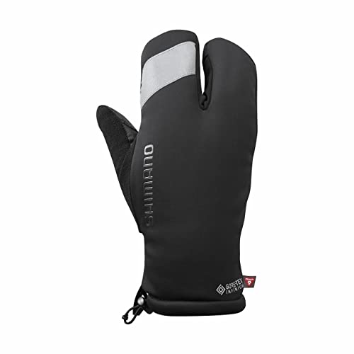 SHIMANO Unisex INFINIUM™ Primaloft® 2x2 Handschuhe, Schwarz, Größe M