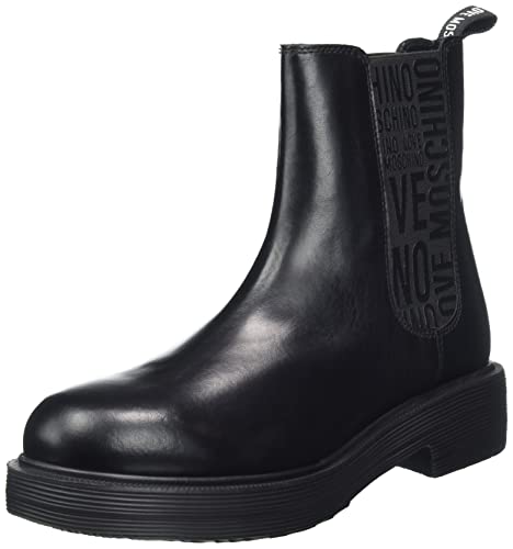 Love Moschino Damen Scarpad.city40 Vitello Stiefelette, Schwarz, 35 EU