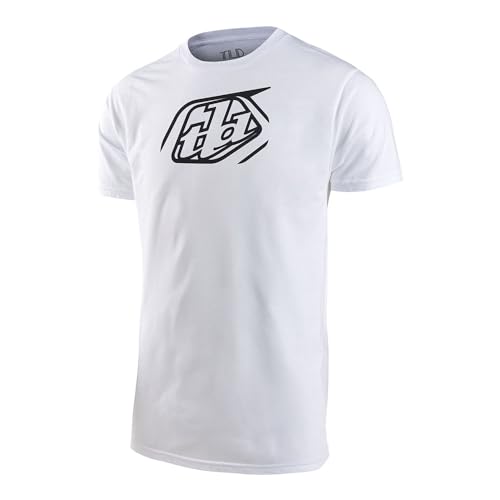 Troy Lee Designs Short Sleeve Tee, Badge White, X-Large