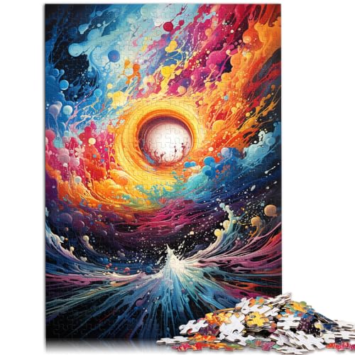 Puzzle „Tiefsee“, farbenfrohes, psychedelisches Puzzle, 1000 Teile, Holzpuzzle, Spaß für zu Hause, Geburtstagsgeschenk, Reisegeschenk, 1000 Teile (50 x 75 cm)