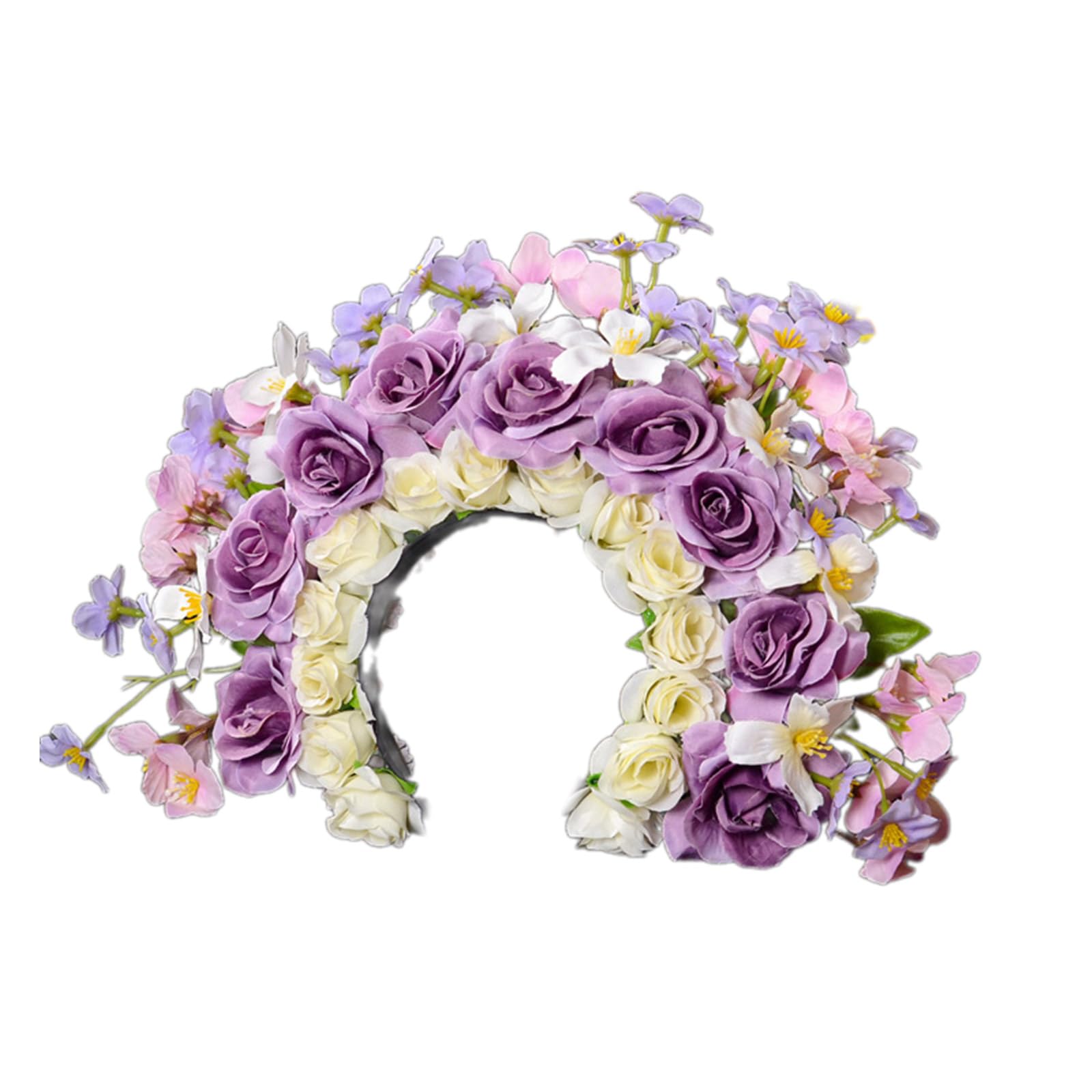 Rosenkranz, Strandblumen, Girlanden, Blumen-Haarband, Hochzeitskränze, Haarband für Damen und Mädchen