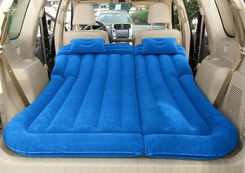 GLILAR Auto Luftmatratze Aufblasbare Auto-Luftmatratze, SUV, Aufblasbares Autobett, Schlafmatratze, Auto-Reisebett, Multifunktionale Tragbare Isomatte, Autozubehör(Blue,Size 1)