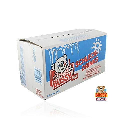 Bussy Mix Schleck Drinks, 200er Pack (200 x 40 ml)