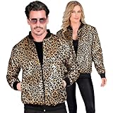 W WIDMANN MILANO Party Fashion - Party Fashion Bomberjacke, Pailletten Jacke, Weste, Party Outfit, Disco, Animal Print