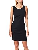 Love Moschino Damen Fitted Tube with Tank top Neckline, Invisible Zipper down The Back Casual Dress, Black, Gr. DE 42 (Herstellergröße: 46)