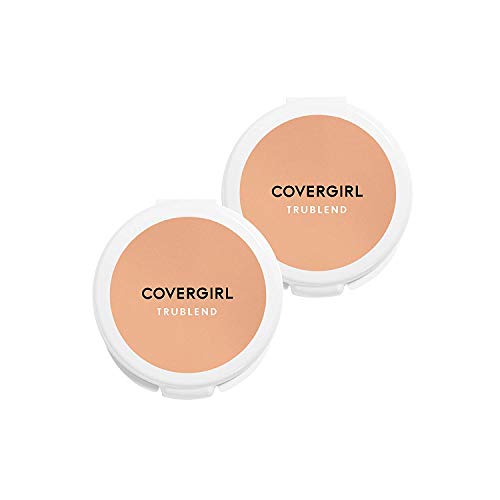 Covergirl TruBlend gepresstes Mischpulver, transluzentes Medium, 11 g, 2 Stück (Verpackung kann variieren)