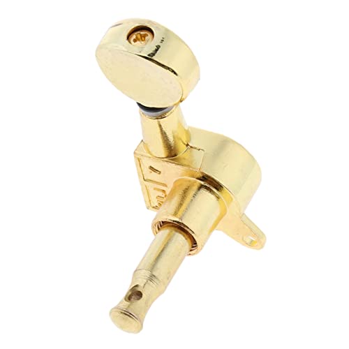 Gitarren Stimmwirbel Goldstring-Tuning-PEGs 3L + 3R. Tuner-Maschinenköpfe Für E-Gitarren