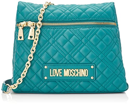 Love Moschino Damen Jc4318pp0fla0850 Umhängetasche, grün, Einheitsgröße