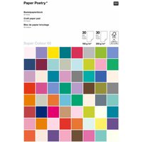 Bastelpapierblock SUPER COLOURS 60 Blatt