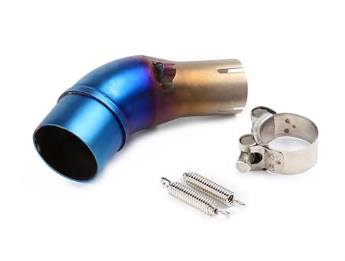 Motorrad Schalldämpfer Für R25 Für R3 MT03 MT 03 2014-2023 Motorrad Auspuff Mittelverbindungsrohr Adapter Anschluss Slip On Auspuff für Motorräder(C)