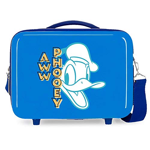 Disney Mickey and Friends Kulturbeutel, anpassbar, Blau, 29 x 21 x 15 cm, starr, ABS 9,14 l, 0,84 kg