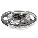 LED Streifen 24V 5m RGBW (RGB+Kaltweiß und Warmweiß) IP20 60Led/m 5050 SMD LED Strip Lichtleiste Streifen (Warmweiß IP20)