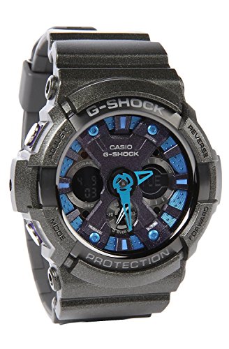 Casio ga-200sh-2acr – Uhr für Männer, Metall-Armband Schwarz