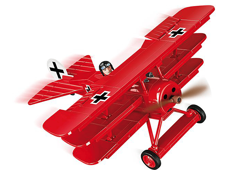 COBI Historical Collection Great War - Fokker Dr.1 "Red Baron" Bausatz, Rot