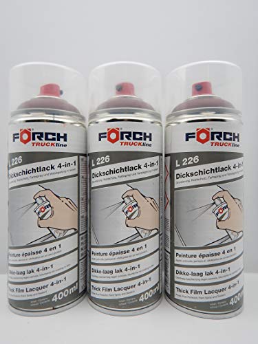 Förch 4 in 1 MB 3537 Ochsenblut Mercedes DICKSCHICHTLACK Lack Spray SPRAYDOSE 400ML (6)