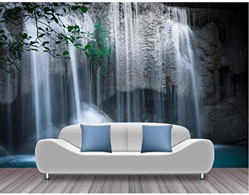 XLMING Naturlandschaft Wasserfälle 3D Tapeten Home Esszimmer Sofa Schlafzimmer Wohnzimmer TV Hintergrund-250cm×170cm