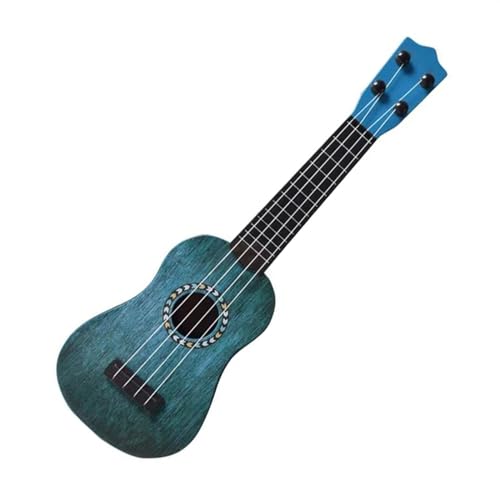 Mini 17 Zoll Tragbare Ukulele Gitarre Musikinstrument 4 Saiten Ukulele Für Anfänger Basic Player Ukulele Einsteiger Kit (Color : B)