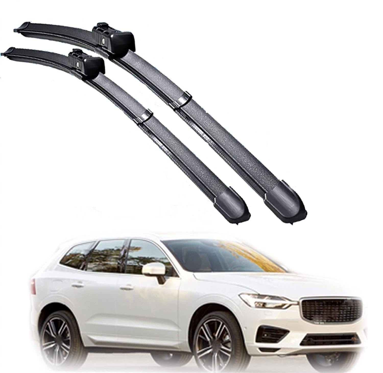 Scheibenwischer für Volvo XC60 2018-2020 26"+ 19", Auto Scheibenwischer Vorne Und Hinten Wischerblätter Set Teile Ersatzwischblätter