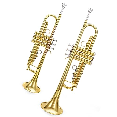 Blechblasinstrumente Trompete Erste Schritte, Anfänger, Prüfungsnote, Solo-Blasorchester, Trompetenorchester, Das Ein Musikinstrument Spielt. Gold