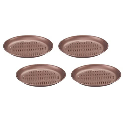 Cuisinart CMBM-4PPBZ 4-teiliges Mini-Pizza-Pfannen-Set, Bronze