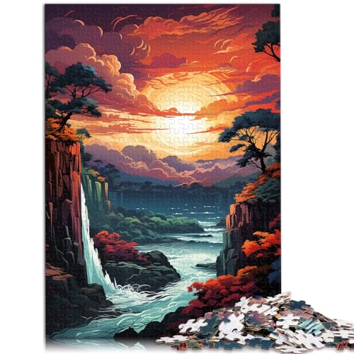 Puzzles, Geschenke, Spielzeug, Bezaubernde Sonnenuntergangslandschaft, 1000-teiliges Puzzle für Erwachsene, anspruchsvolles Puzzlespiel und Familienspiel, 1000 Teile (50 x 75 cm)