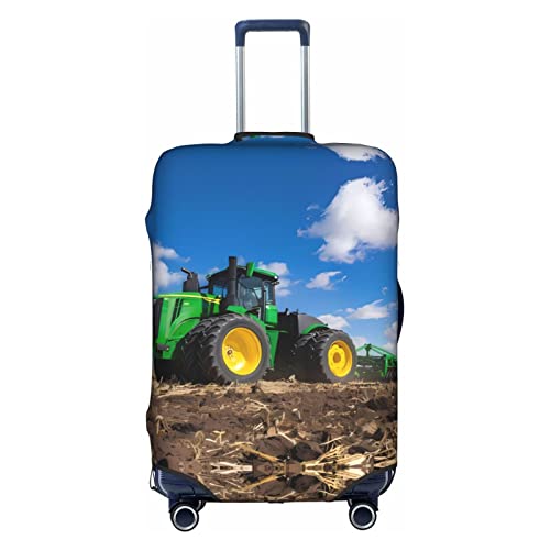 Traktor Farm Trolley Reisekoffer Schutzhülle: Hohe Elastizität mit Reißverschluss, Medium, geeignet für 45,7 - 81,3 cm Trolley-Koffer