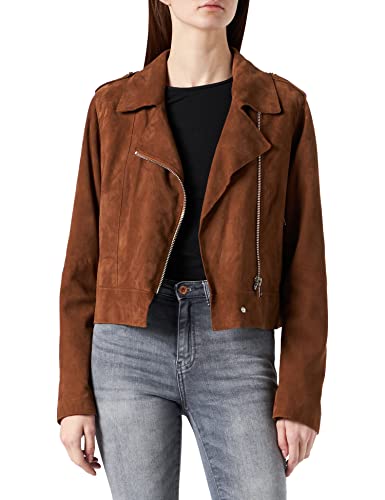 Oakwood Damen Zulina Lederjacke, Cognac, M