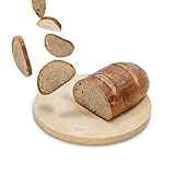 Feuerfest 123 - Brotbackstein Rund Ø 31x2 cm, Backstein aus Schamotte für Backofen & Grill, Lebensmittelecht, für leckere Brote wie vom Lieblingsbäcker