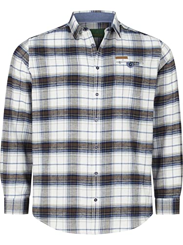 Charles Colby Herren Langarm Hemd Duke Willow weiß 2XL (XXL) - 45/46