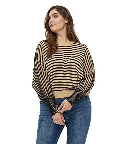 Peppercorn Mathilda Balloon Ärmel Pullover Kurve | Pullover Damen In Schwarz | Frühling Pulli Damen | Größe 44