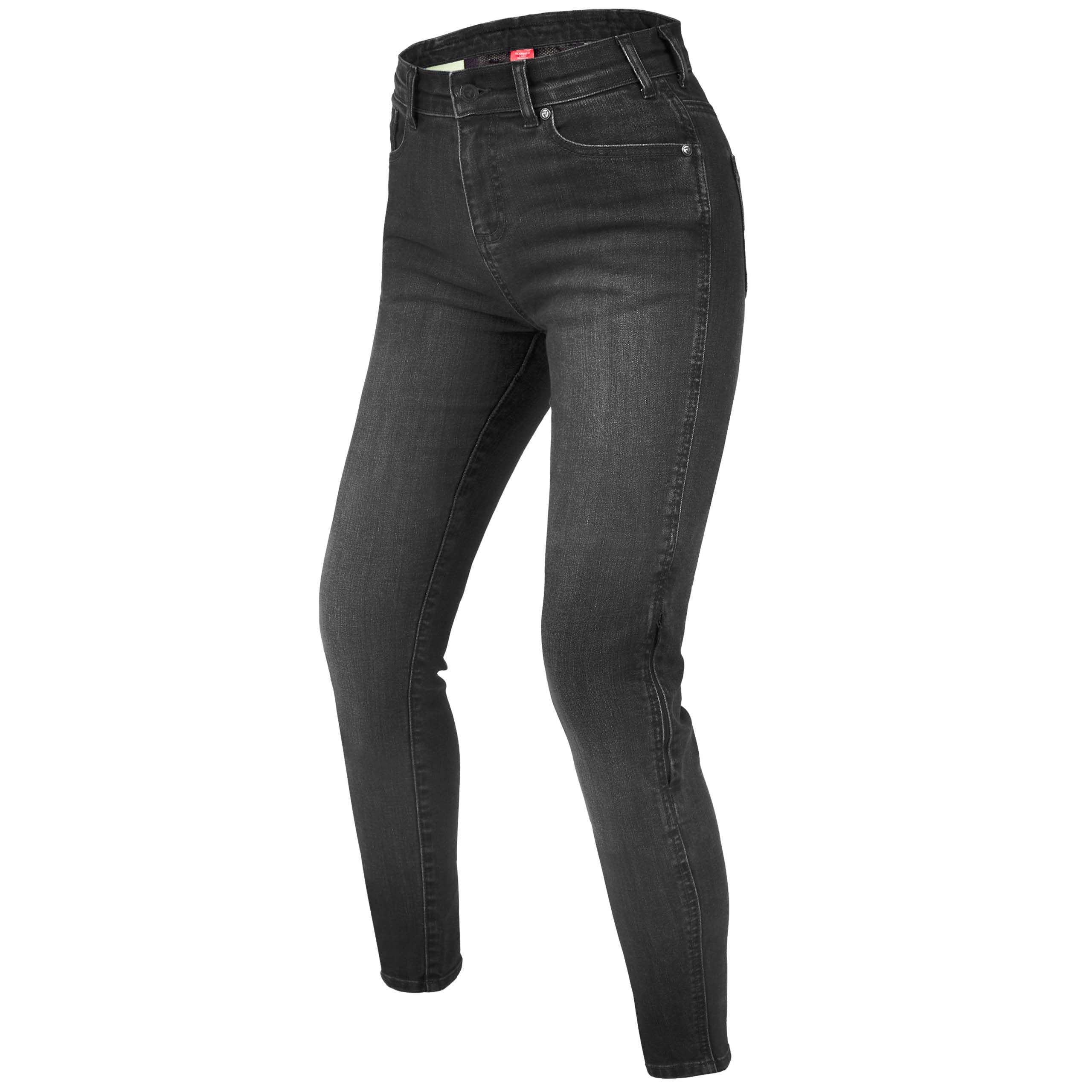 REBELHORN Classic III Lady MotorradJeans Damen | Aramidfaser Futter | SAS-TEC Knie und Hüftprotektoren | Skinny Fit