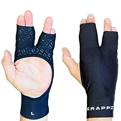 Grappz - Jiu Jitsu BJJ Fingertape Alternative Kompressionshandschuhe V1 (Medium).