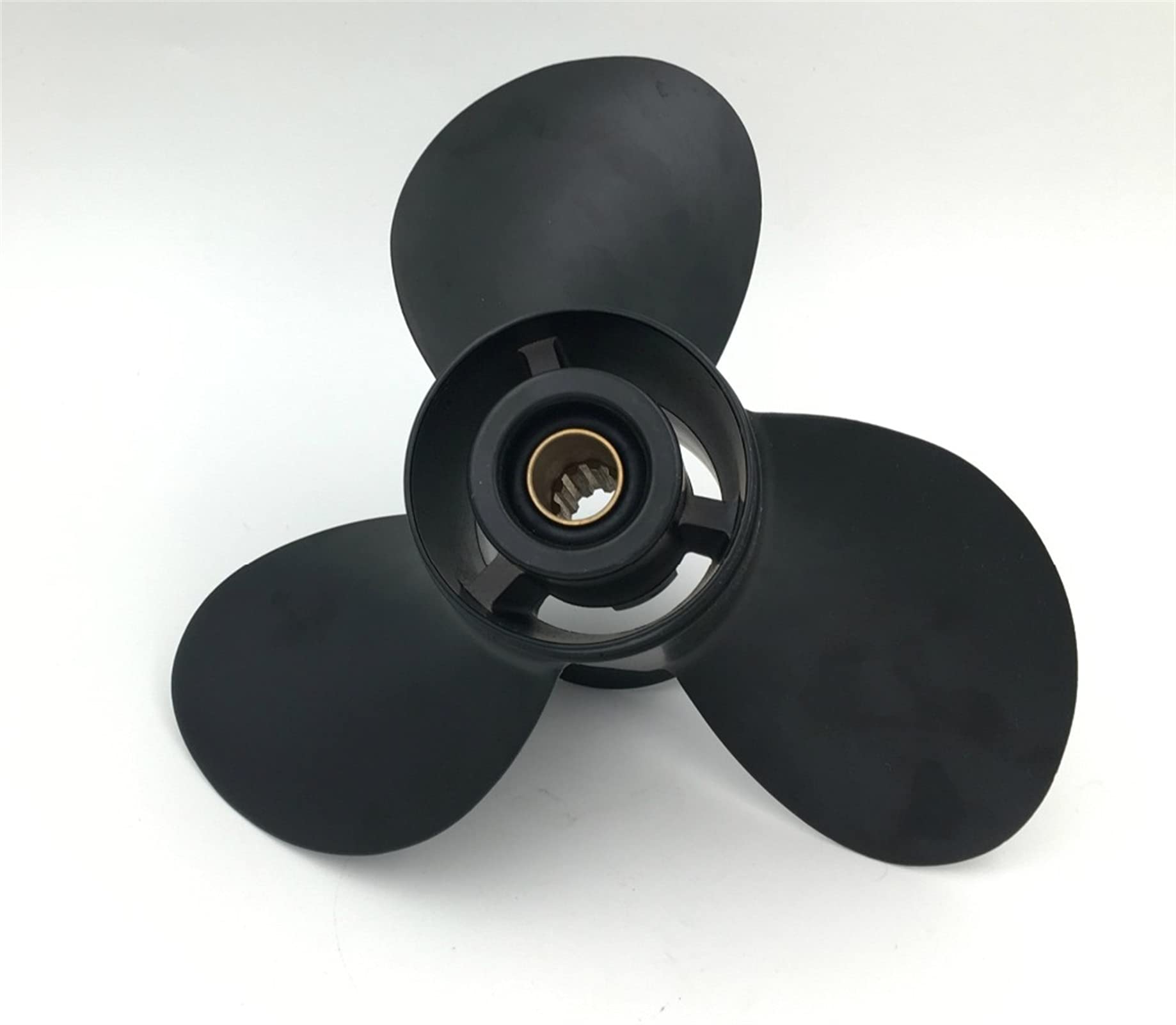 Jodriva 10 1/4x14 15hp-35hp, for Johnson Propeller 14 Tooth Spline Aluminium Propeller, for Johnson Boat Accessories Marine Propeller Propeller für Außenbordmotoren