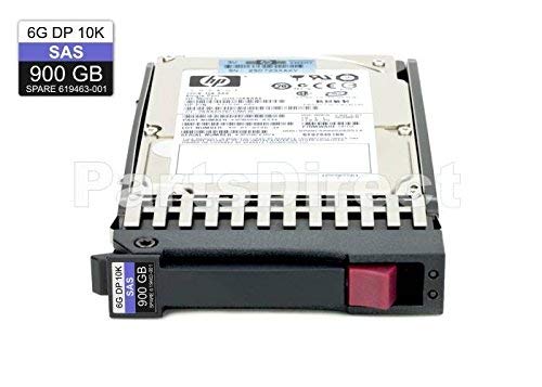 HP 619463-001 - Hewlett Packard Enterprise 900GB SAS 10000RPM 2.5 Zoll (SPS-DRV 900GB 6G SAS 2.5 10K DP E) (Generalüberholt)