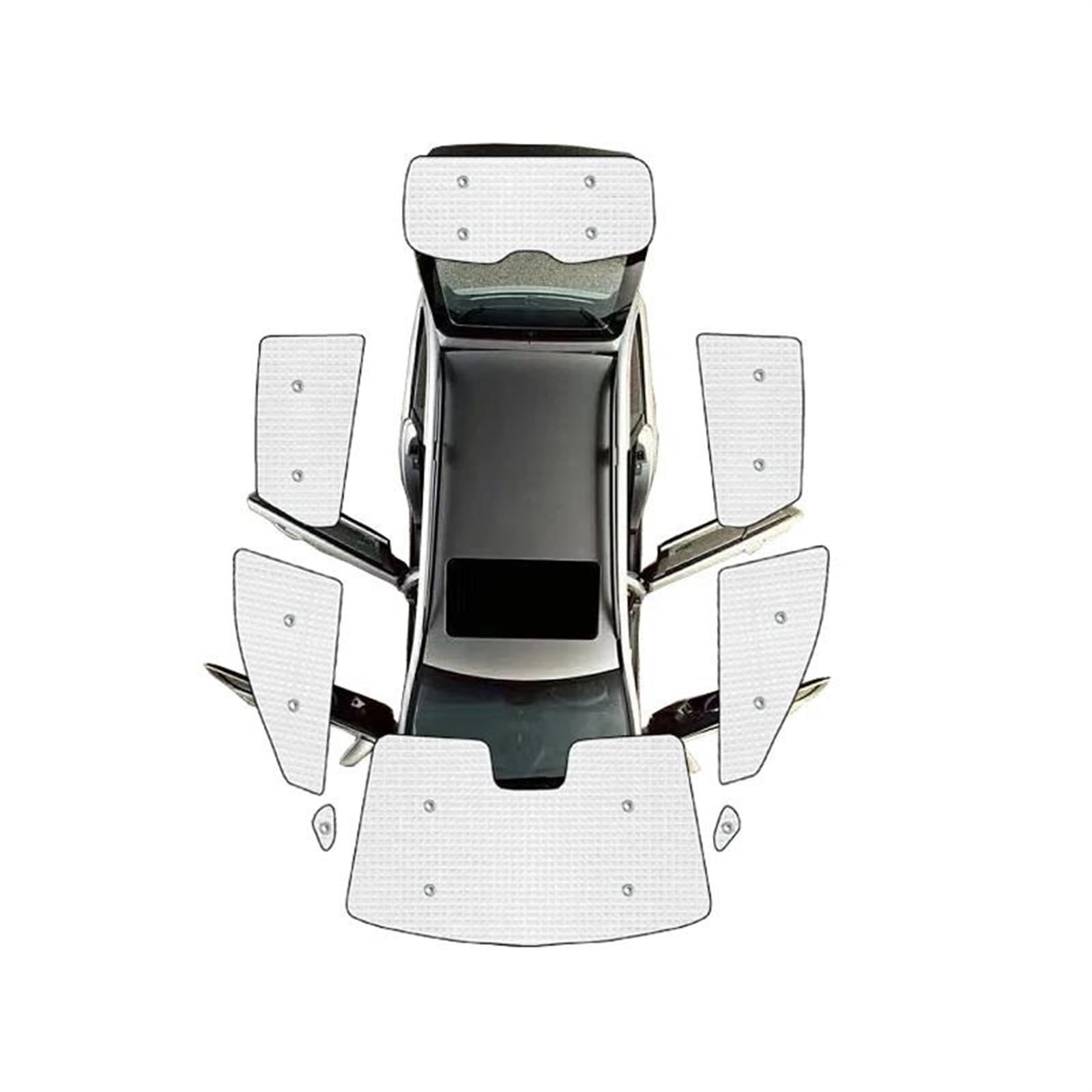 Auto Sonnenschutz Shades Für Peugeot 2008 A94 2013-2019 Auto Abdeckung Sonnenschutz Auto Sonnenschutz Windschutzscheibe Seite Fenster Privatsphäre Schattierung Schutz Teile Auto Vorhang Abdeckung(All