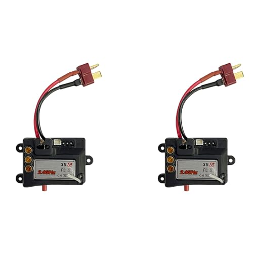 Yeihhtuk 2X Brushless ESC Elektronischer Geschwindigkeitsregler QZJ06 für Xinlehong Q901 Q902 Q903 1/16 RC Auto Ersatzteile ZubehöR